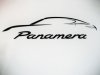 Porsche Panamera, Plexiglasschild, Folierung, Werbebetafelung, MÃ¼nchen