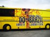 Do Brazil, Busbeschriftung, Car Wrapping, Folienbeklebung, Vollverklebung, Montage, Vollfolierung, München, Reisebus