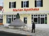 Marien Apotheke, Odelzhausen, Aussenwerbung München, Lichtwerbung, LED-Ausleuchtung, Profil5, Leuchtbuchstaben mit Montageschiene