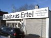 Montage von Leuchtkasten in München für Autohaus Ertel mit LED Beleuchtung und Aluminium Rahmen