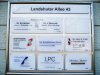 Schildersystem, Digitaldruck, Wandkonstruktion, Montage München, Edelstahl-Leitsystem aus einzelnen Schildern bestehend aus Plexiglas